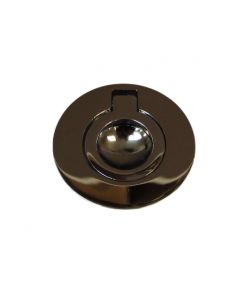 LUIKRING  53MM ROND BLIND MESSING CHROOM