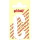 PLAKLETTER C 90MM WIT NOBEL