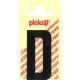 PLAKLETTER D 120MM ZWART NOBEL