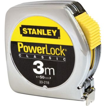 ROLBANDMAAT  3 MTR STANLEY POWERLOCK