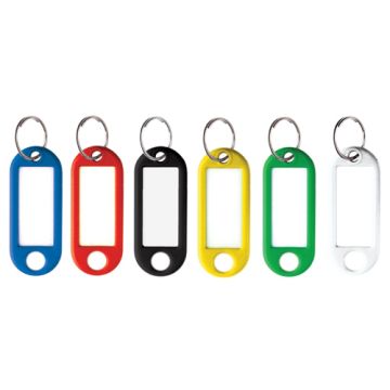 SLEUTELHANGER NAAMPLAAT FLUOR. ROZE