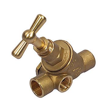 STOPKRAAN   22 MM CAP