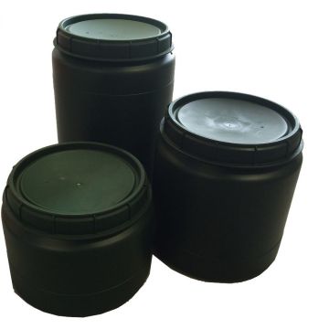 WIJDHALSVAT 25-LTR ZWART