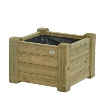 BLOEMBAK 60X60 CM, 44CM HOOG, 45MM DIK