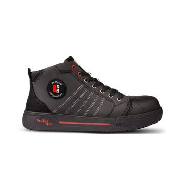 WERKSCHOEN REDBRICK CHAMP HIGH ZWART 46