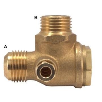 TERUGSLAGVENTIEL 1/2"Ux1/2"U MESS