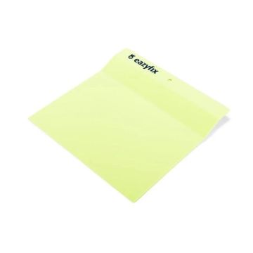 Eazyfix mengplateau voor het mengen van 2-componenten plamuur. kleur is groen-geel