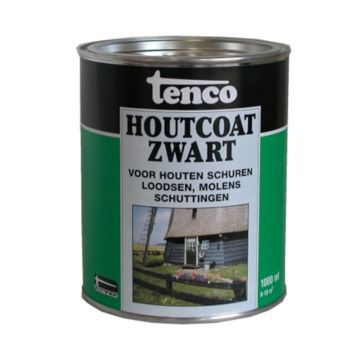 HOUTCOAT ZWART TENCO 2.5 LITER