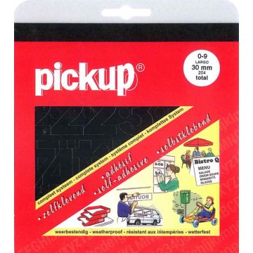 PLAKCIJFERS 30 MM ZWART 204-STK