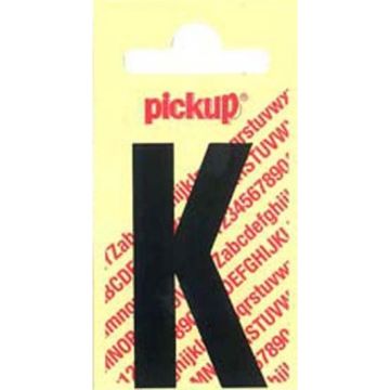 PLAKLETTER K 90MM ZWART NOBEL
