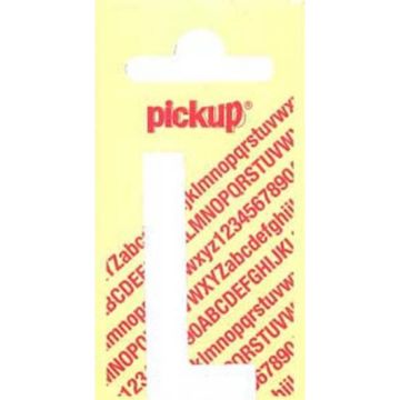 PLAKLETTER L 90MM WIT NOBEL