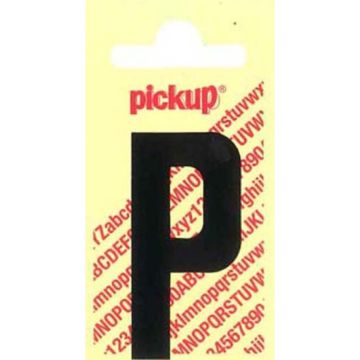 PLAKLETTER P 120MM ZWART NOBEL