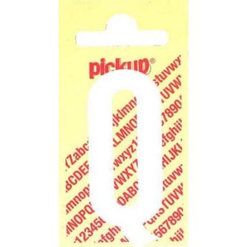 PLAKLETTER Q 90MM WIT NOBEL