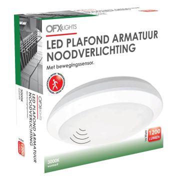 PLAFONNIER LED+NOODVERL+SENSOR OFXLIGHTS