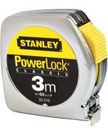 ROLBANDMAAT  3 MTR STANLEY POWERLOCK