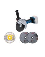 ACCU HAAKSE SLIJPER GWS 18V-180 P BOSCH