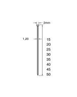 BRADS DUTACK 1.2X30 MM RVS 5000-ST