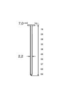 T-NAGELS DUTACK 2.2X50MM CNK 1000-ST
