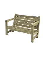 LOUNGEBANK TWEEZITS 135 CM GEIMPREGNEERD