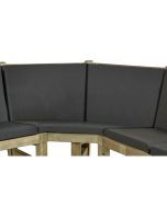 KUSSEN ANTRACIET HOEKELEMENT LOUNGEBANK