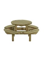PICKNICKTAFEL KINDER ROND 130CM 35MM