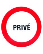 BORD ROND 300MM 'PRIVE'
