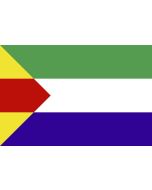 bildtse vlag met wolken en blauwe lucht
