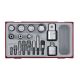 ADAPTERSET 17 DLG TC-TRAY TENG TOOLS