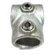 STEIGERBUISKOPPELING T-STUK KORT 33.7 MM