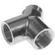 MUURPLAAT Y-STUK 1/2' BUI CHR