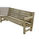 LOUNGEBANK DRIEZITS 180 CM HOEKELEMENT