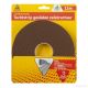 TOCHTSTRIP PVC BRUIN 9x4 MM 12-MTR