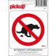 PICTOGRAM 10x10 GEEN HONDENPOEP
