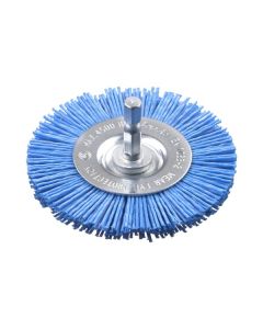 DRAADBORSTEL 75 MM NYLON FIJN KWB