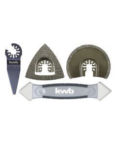 MULTITOOL ACCESSOIRESSET 4-DLG KWB