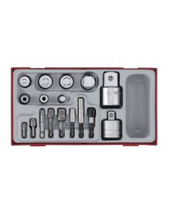 ADAPTERSET 17 DLG TC-TRAY TENG TOOLS