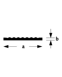 ALU SLIJTSTRIP 30X3 MM