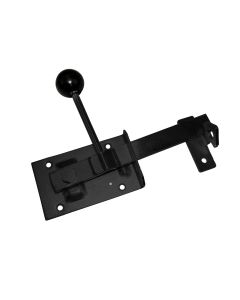 TUINHEK SLUITING OP PLAAT 100 X 60 ZWART