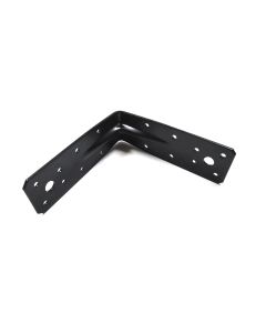 HOEKANKER 125X125X46 MET RIL  ZWART