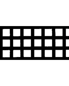 PLAAT ALU GEPERFOREERD 5x5  1MM VIERKANT