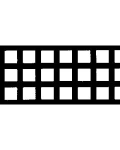 PLAAT ALU GEPERFOREERD 5x5 1MM VIERKANT