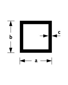 ALU KOKER 20X20X2