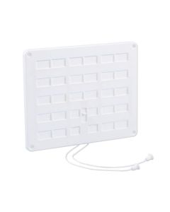 VENT.ROOSTER 30X25 CM MET KOORD NEDCO