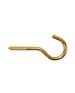 SCHROEFHAAK 40X20X3.0 MM MESSING