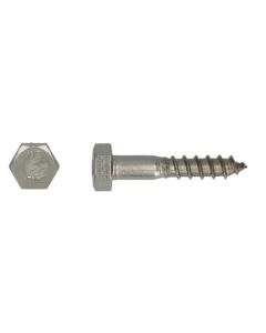 HOUTDR.BOUTEN  8X 30 RVS D-571 100-ST