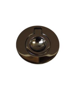 LUIKRING 53MM ROND BLIND MESSING CHROOM