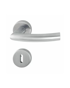 DEURKRUK RVS E1430Z/42KV M/SLEUTELGAT