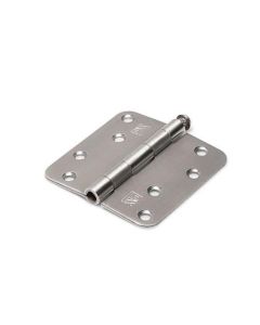 SCHARNIER RVS 89X89MM RONDE HOEKEN