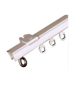 GORDIJNRAIL IJZER WIT 100 CM COMPLEET