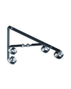 PLANKDRAGER 23X18 ORNAMENT ZWART
